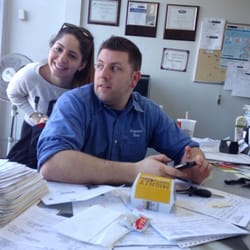 Jorgenson Ford - bothering Mike P. to get our car done at the service area