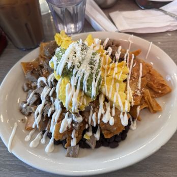 Millie's Cafe - Pasadena - Chilaquiles with chicken apple sausage - Breakfast & Brunch Near Me - Pasadena, California