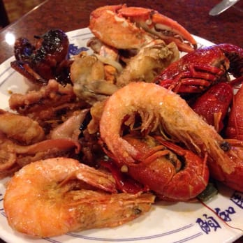 China Buffet - 2nd plate: octopus, ok ; frog legs, not good ; calamari, ok ; crab legs, good; peel and eat shrimp, very good; crawfish, BEST - Chinese Near Me - Greensboro, North Carolina China Buffet - 2nd plate: octopus, ok ; frog legs, not good ; calamari, ok ; crab legs, good; peel and eat shrimp, very good; crawfish, BEST - Chinese Near Me - Greensboro, North Carolina
