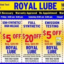 Royal Lube - Royal lube coupons