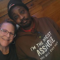 Date night.. don't mind the shirt