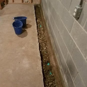 Maintenance Plus Group - Interior basement waterproofing (In progress) - Septic Services Near Me - Burton, Ohio Maintenance Plus Group - Interior basement waterproofing (In progress) - Septic Services Near Me - Burton, Ohio