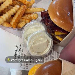 Double Wimpy Burger Combo Grilled Cheese (Kids Meal) Double Wimpy Burger Combo Grilled Cheese (Kids Meal)