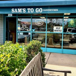 Sam's To Go - The Mesa - The little awning over the little shop in the little parking lot