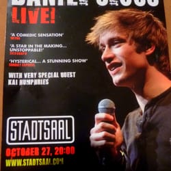 Stadtsaal - Daniel Sloss from Scotland - funniest comedian in the whole world (IMHO)