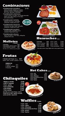 Menu photo 1 la casa de los abuelos Mazatlán, SIN