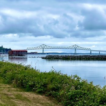 Astoria-Megler Bridge - Bridge views from the Riverwalk trail - Landmarks & Historical Buildings Near Me - Astoria, Oregon