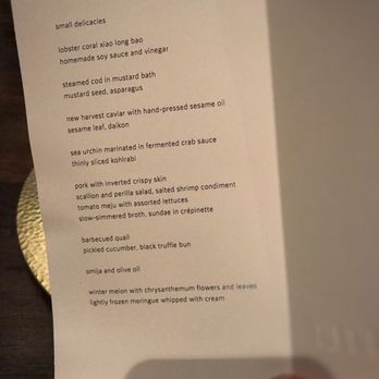 Benu - Asian Fusion Near Me - San Francisco, California