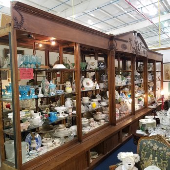 Exit 76 Antique Mall - Gigantic display cooler than the items on it! - Antiques Near Me - Edinburgh, Indiana