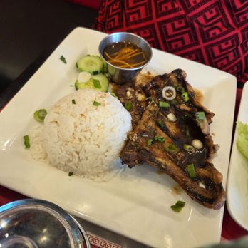 Pho District Cafe - Pork chop plate - Vietnamese Near Me - Los Angeles, California
