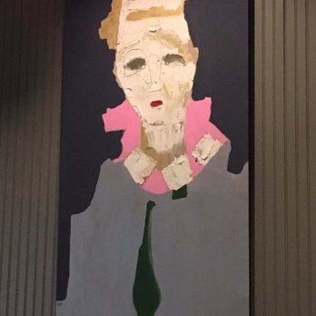 Curio Bistro - Scary sad clown artwork. - Cajun/Creole Near Me - New Orleans, Louisiana