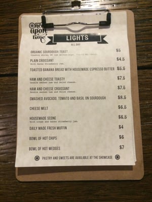 Menu photo 4 Once Upon A Time Cafe West Ryde, NSW Menu photo 4 Once Upon A Time Cafe West Ryde, NSW