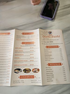 Menu photo 1 Oishi Sushi Buffalo, NY