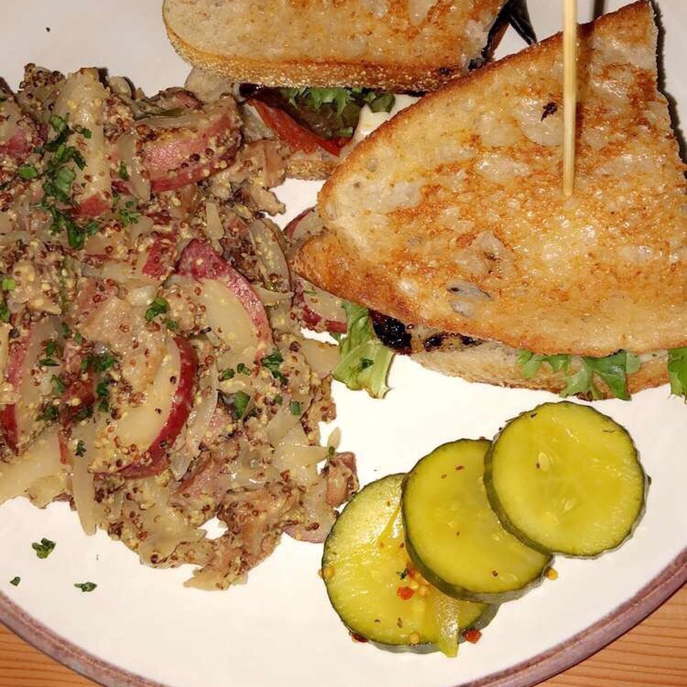 BK Tap Haus Restaurant - Balsamic Glazed Grilled Chicken & Warm German Style Potato Salad - German Near Me - Saint Michael, Minnesota BK Tap Haus Restaurant - Balsamic Glazed Grilled Chicken & Warm German Style Potato Salad - German Near Me - Saint Michael, Minnesota