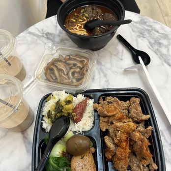 Champion Gourmet - Popcorn chicken rice box, pig ears, and beef noodle soup - Specialty Food Near Me - Kent, Washington Champion Gourmet - Popcorn chicken rice box, pig ears, and beef noodle soup - Specialty Food Near Me - Kent, Washington