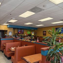 Seating area.