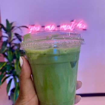 Holy Matcha - Iced Lavender Matcha Latte - Tea Rooms Near Me - San Diego, California Holy Matcha - Iced Lavender Matcha Latte - Tea Rooms Near Me - San Diego, California