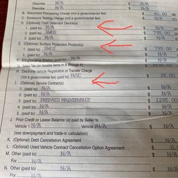 Keyes Lexus - "Optional" services that are non-negotiable. Should be changed to REQUIRED. What a scam. - Car Dealers Near Me - Van Nuys, California Keyes Lexus - "Optional" services that are non-negotiable. Should be changed to REQUIRED. What a scam. - Car Dealers Near Me - Van Nuys, California