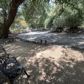 Arden Helena Modjeska House - The now dry pond was cemented as a place to swim as well as capture water. - Landmarks & Historical Buildings Near Me - Silverado, California