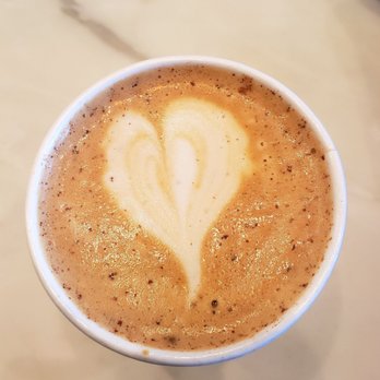 Holsem Coffee - L'orange Cappuccino with oat milk (vegan). This is heavenly. - Coffee & Tea Near Me - San Diego, California