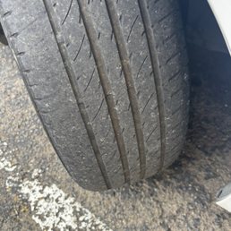 The uneven tread wear Vadim made me aware of