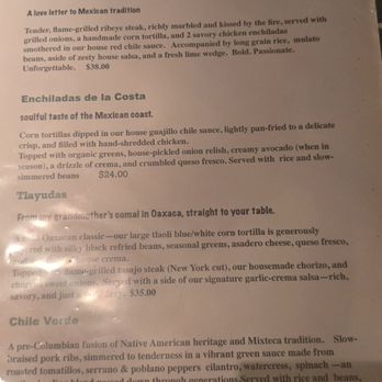 Casa Kalaheo - Menu - Mexican Near Me - Kalaheo, Hawaii