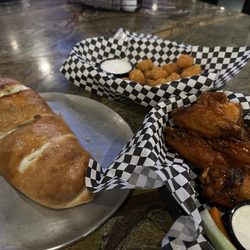 Stromboli - Cheese with jalapeño  Buffalo Wings Tots