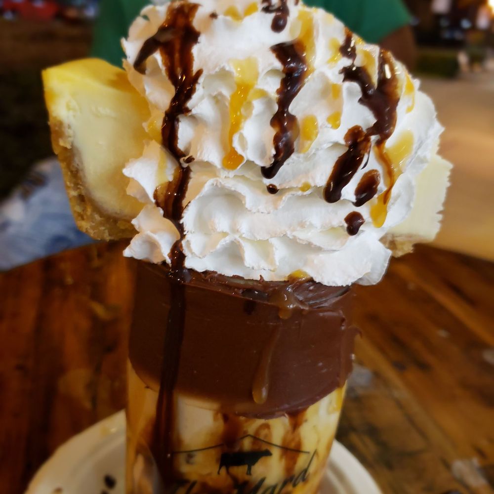 The salted caramel cheesecake milkshake The salted caramel cheesecake milkshake