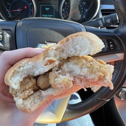 MrBeast Burger - Chicken sandwich (missing pickles and lettuce)