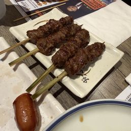 Beef skewer