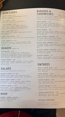 Menu photo 1 Lake House Bend, OR