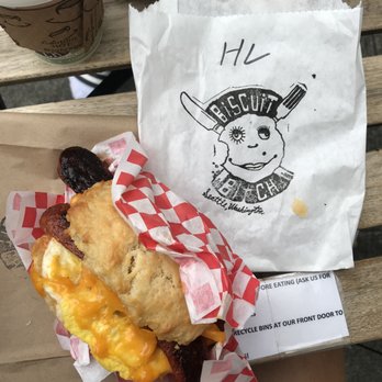 Biscuit Bitch - Bitchwich - Hot Link [$7.5] - Breakfast & Brunch Near Me - Seattle, Washington