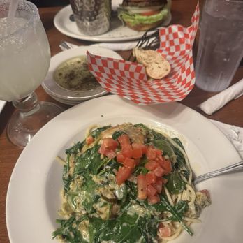 Johnny Carino's - Jalapeño Garlic Tilapia and Classic American Burger* - Italian Near Me - Downey, California Johnny Carino's - Jalapeño Garlic Tilapia and Classic American Burger* - Italian Near Me - Downey, California