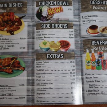 Pollo Express - Menu - Mexican Near Me - Chicago, Illinois