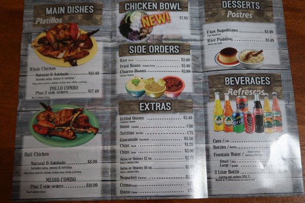Menu photo 4 Pollo Express Chicago, IL