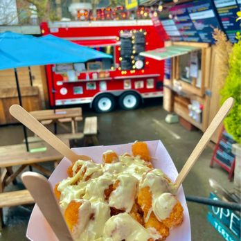 The Doghouse PDX - Truffle Treasure Tot Bowl - Hot Dogs Near Me - Portland, Oregon The Doghouse PDX - Truffle Treasure Tot Bowl - Hot Dogs Near Me - Portland, Oregon