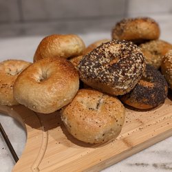 Vanilya - Bagel Lovers - Mixed Dozen: I'm not personally a fan of how chewy their bagels are and, the longer you wait to eat them, the harder they get