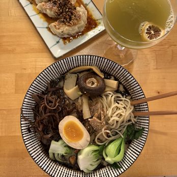 Sobo Ramen - Black garlic ramen & matcha sour - Ramen Near Me - Oakland, California