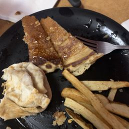 Almost gone burrito, a steal from JS's pancake Almost gone burrito, a steal from JS's pancake
