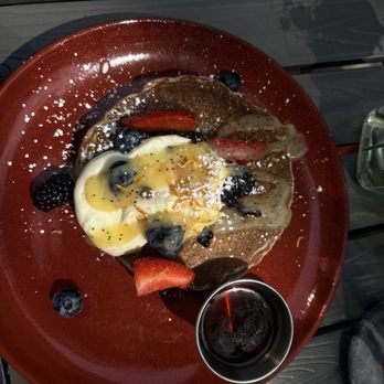 Marigold Kitchen - Lemon poppyseed pancakes - Breakfast & Brunch Near Me - Madison, Wisconsin