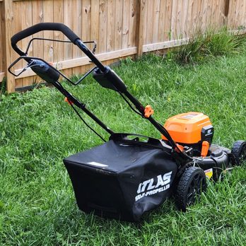 Harbor Freight Tools - I bought this battery run lawn mower at Harbour Freight earlier this year. Best lawnmower ever. No gas, folds to store. grass bag too. - Hardware Stores Near Me - Warrenton, Virginia Harbor Freight Tools - I bought this battery run lawn mower at Harbour Freight earlier this year. Best lawnmower ever. No gas, folds to store. grass bag too. - Hardware Stores Near Me - Warrenton, Virginia