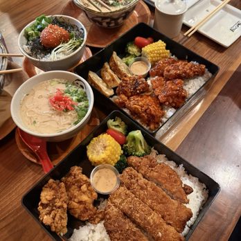 Marufuku Ramen - Chicken Katsu Bento 10/10, Pirikara Karaage & Gyoza Bento 6/10, Hakata Tonkotsu 10/10 - Ramen Near Me - Irvine, California Marufuku Ramen - Chicken Katsu Bento 10/10, Pirikara Karaage & Gyoza Bento 6/10, Hakata Tonkotsu 10/10 - Ramen Near Me - Irvine, California