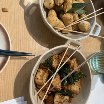 Jun Bistro - mushrooms and Yunnan Signature Fried Tofu - Chinese Near Me - Milpitas, California Jun Bistro - mushrooms and Yunnan Signature Fried Tofu - Chinese Near Me - Milpitas, California