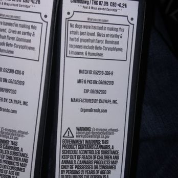 Medithrive’s - Exp. Dates on vape carts - Cannabis Clinics Near Me - San Francisco, California