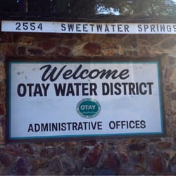 Otay Water District - Sign at entrance