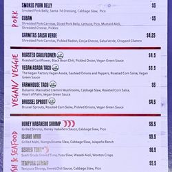 Menu: Zandra's Taqueria Culpeper 2