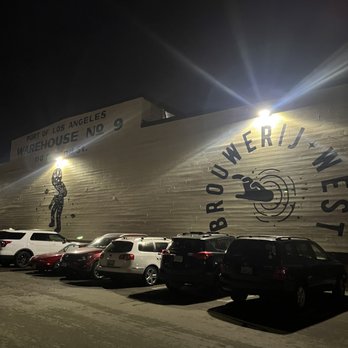 Brouwerij West - Side of the building by the parking lot - Breweries Near Me - San Pedro, California Brouwerij West - Side of the building by the parking lot - Breweries Near Me - San Pedro, California