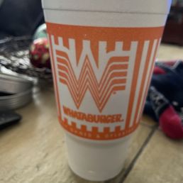 Whataburger fountain drink. Whataburger fountain drink.