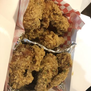 Crunchicken - Half n half: plain and honey garlic - Korean Near Me - Cypress, California