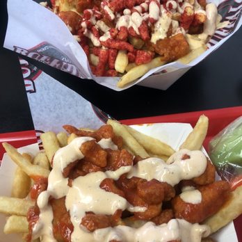 The Buffalo Spot - Carson - Hot Cheetos buffalo fries & original hot buffalo fries. - Chicken Wings Near Me - Carson, California